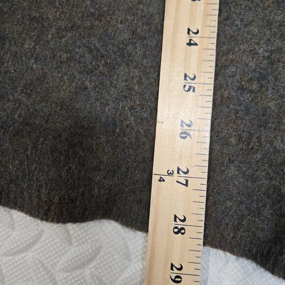 Vintage Eileen Fisher Cardigan Sweater Medium Mohair Merino Wool V-Neck Olive - Picture 9 of 9